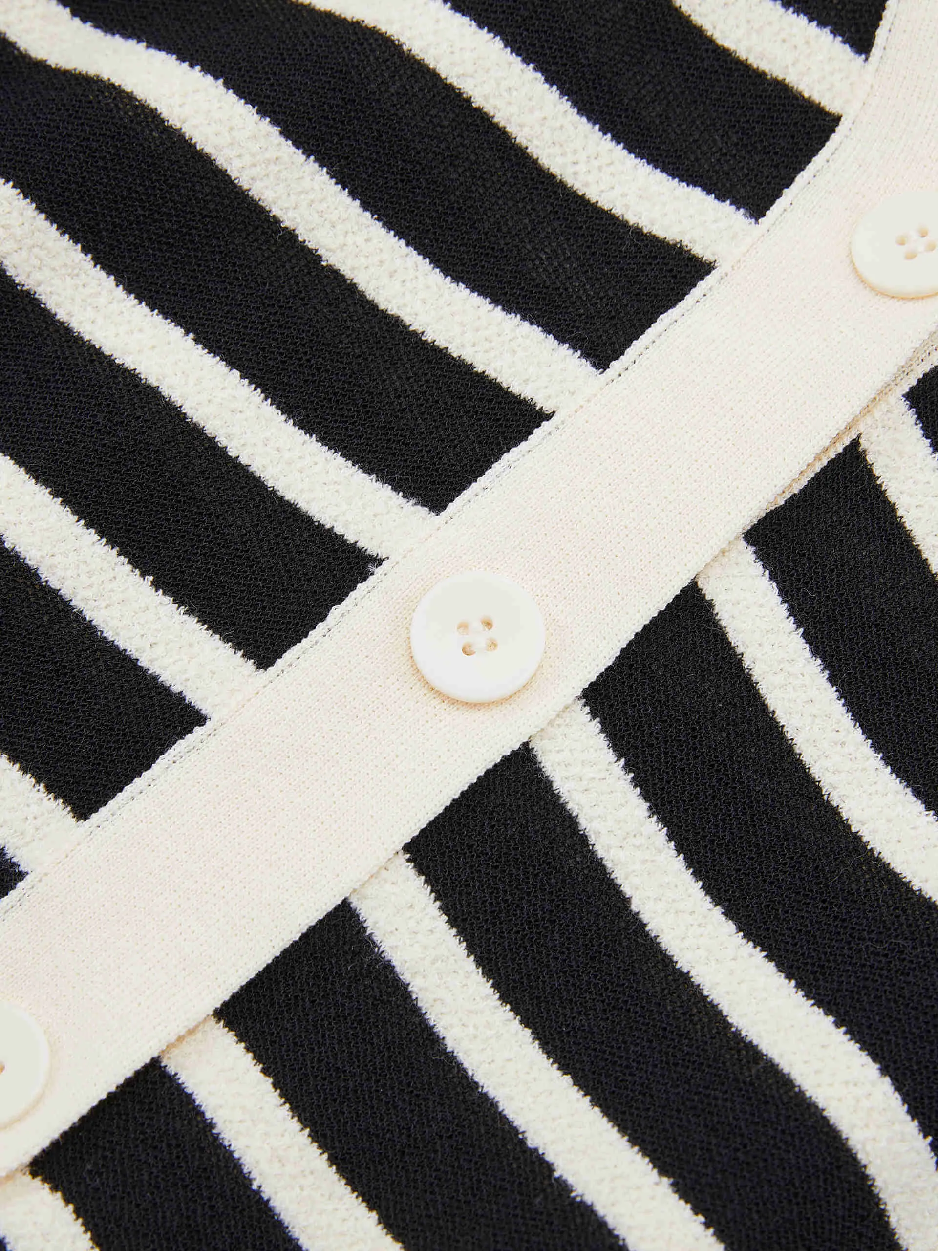 Short Sleeve Contrast Cardigan sold by Mo&Co product image thumbnail 4