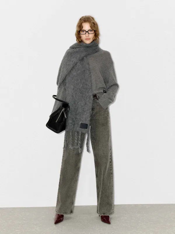 Alpaca Fleece Blend Scarf sold by Mo&Co