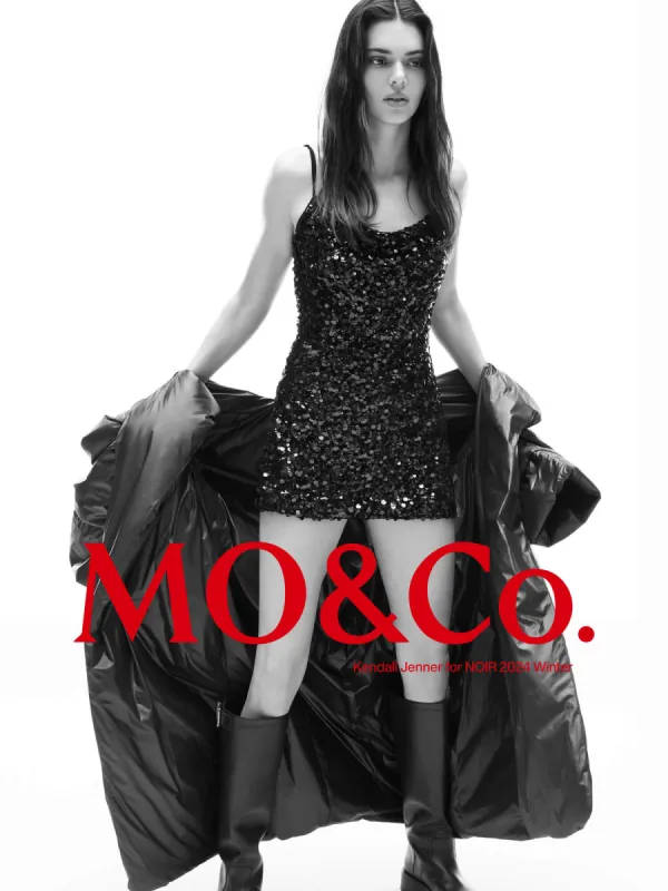 Sequin Textured Mini Dress sold by Mo&Co