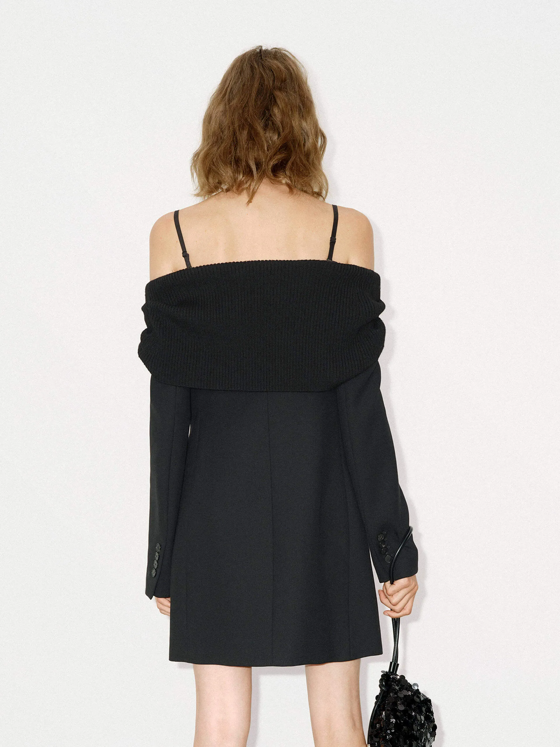 Wool Mini Blazer Dress sold by Mo&Co product image thumbnail 3