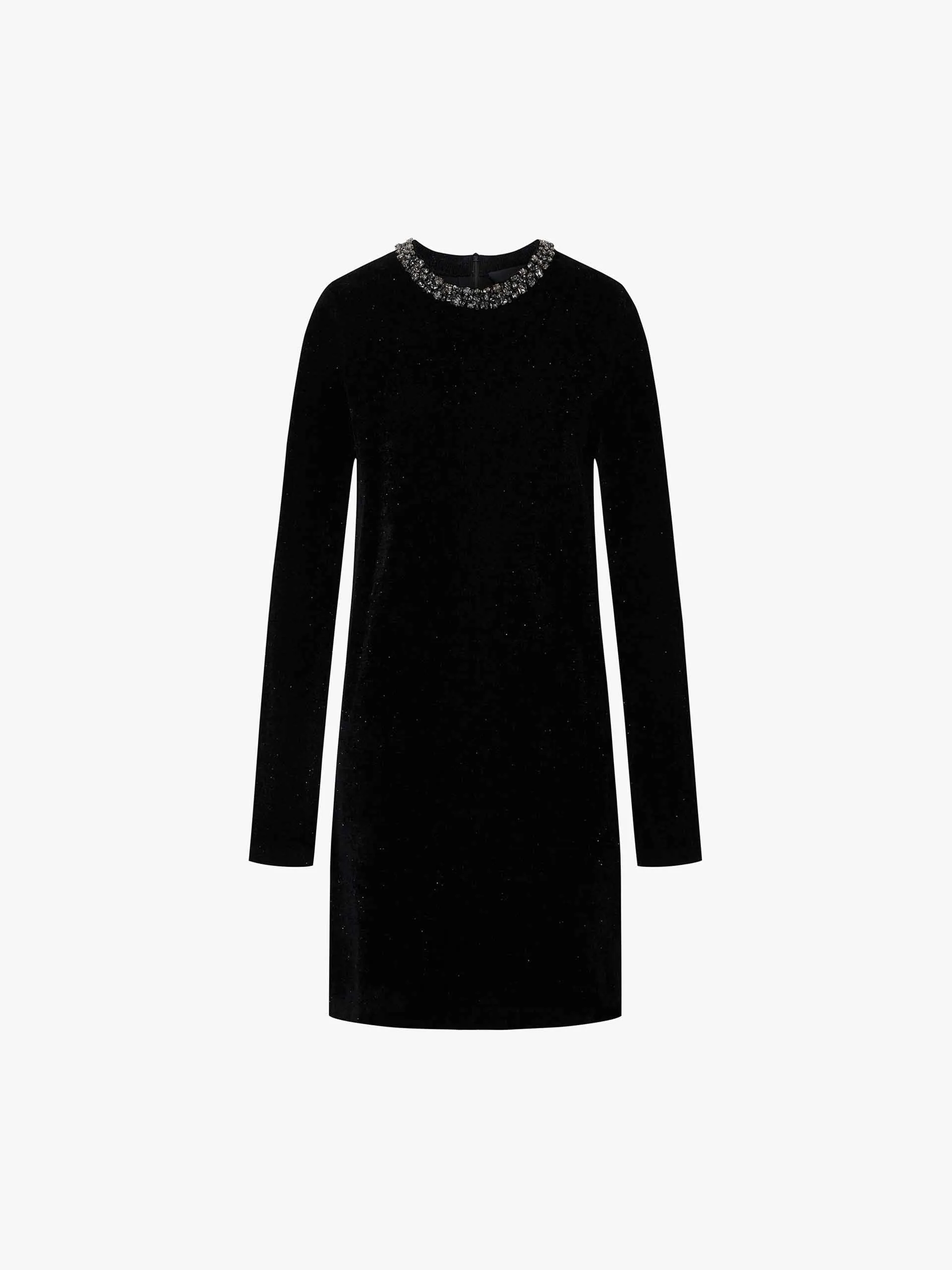 Sequin Collar Mini Dress sold by Mo&Co product image thumbnail 5