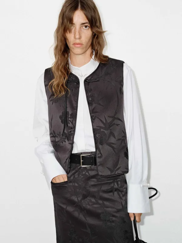 Cheongsam Buckle Waistcoat sold by Mo&Co