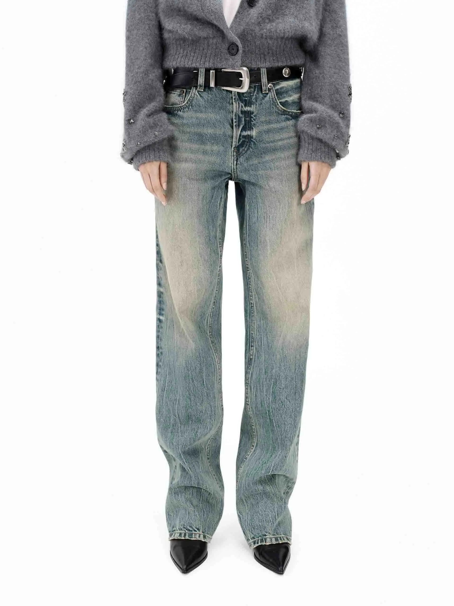 High Rise Vintage Jeans sold by Mo&Co