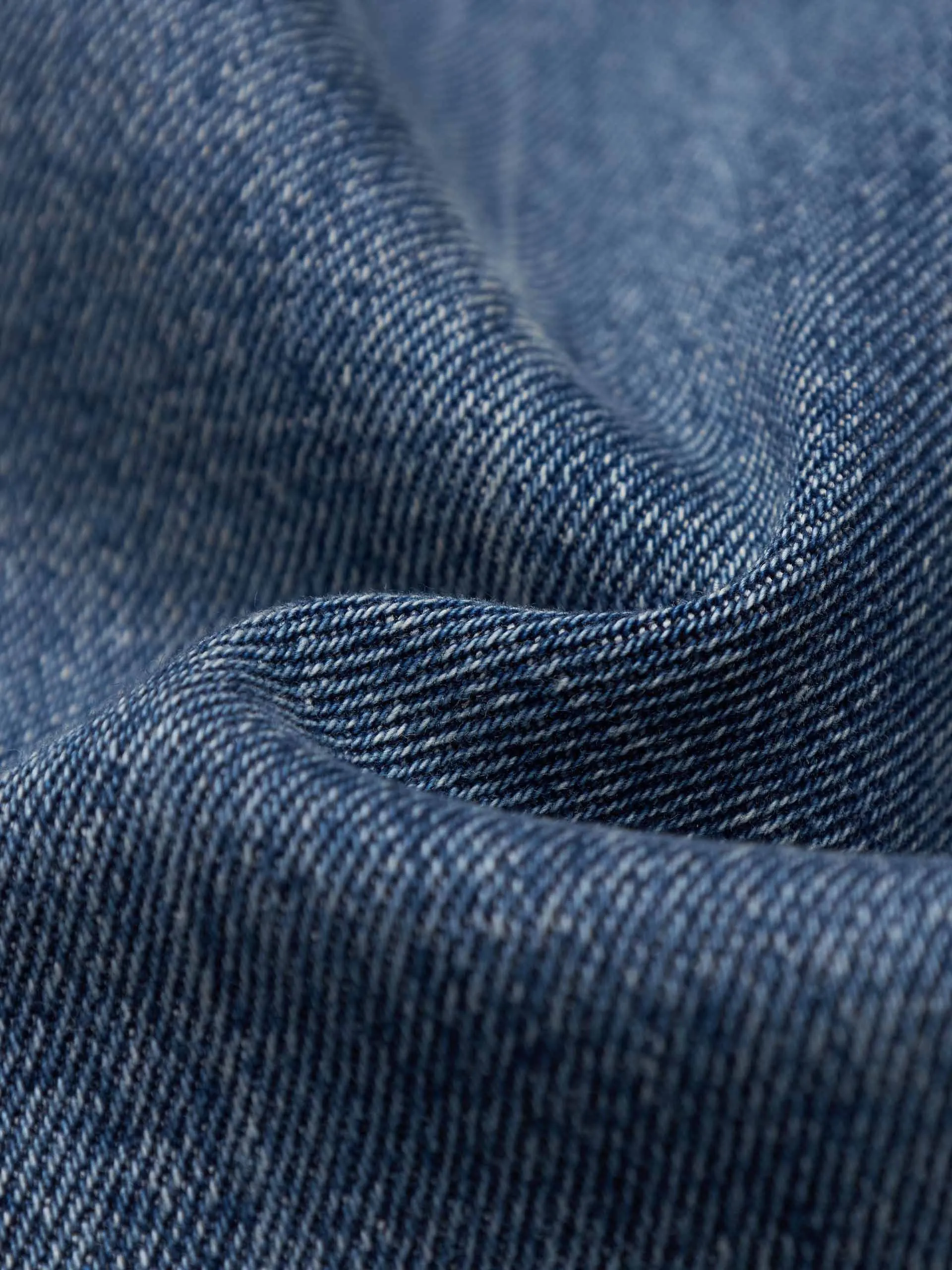 High Rise Blue Straight Jeans sold by Mo&Co product image thumbnail 4