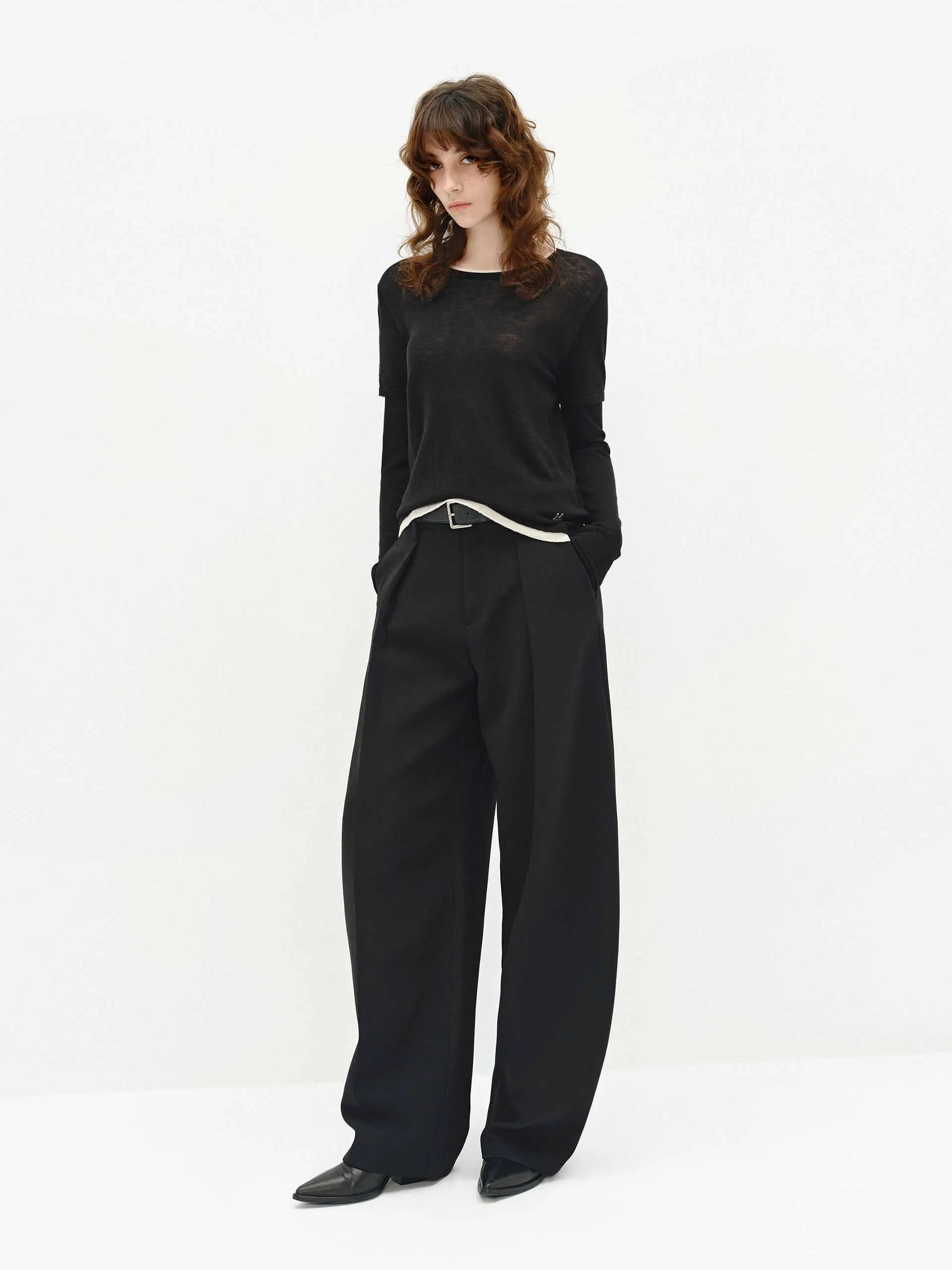 Relaxed Barrel Leg Pants sold by Mo&Co product image thumbnail 2