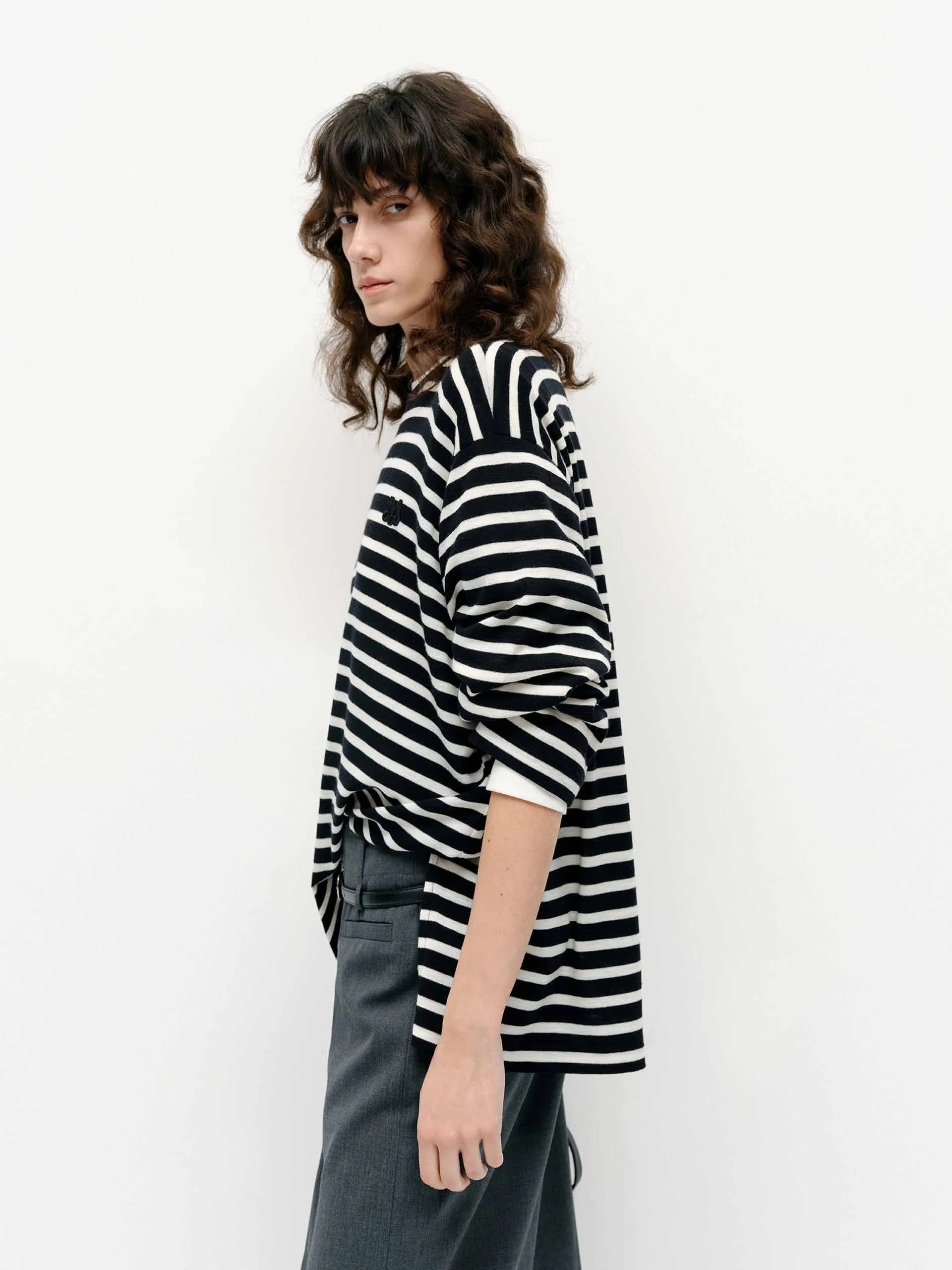 Long Sleeve Wool T-shirts sold by Mo&Co product image thumbnail 3