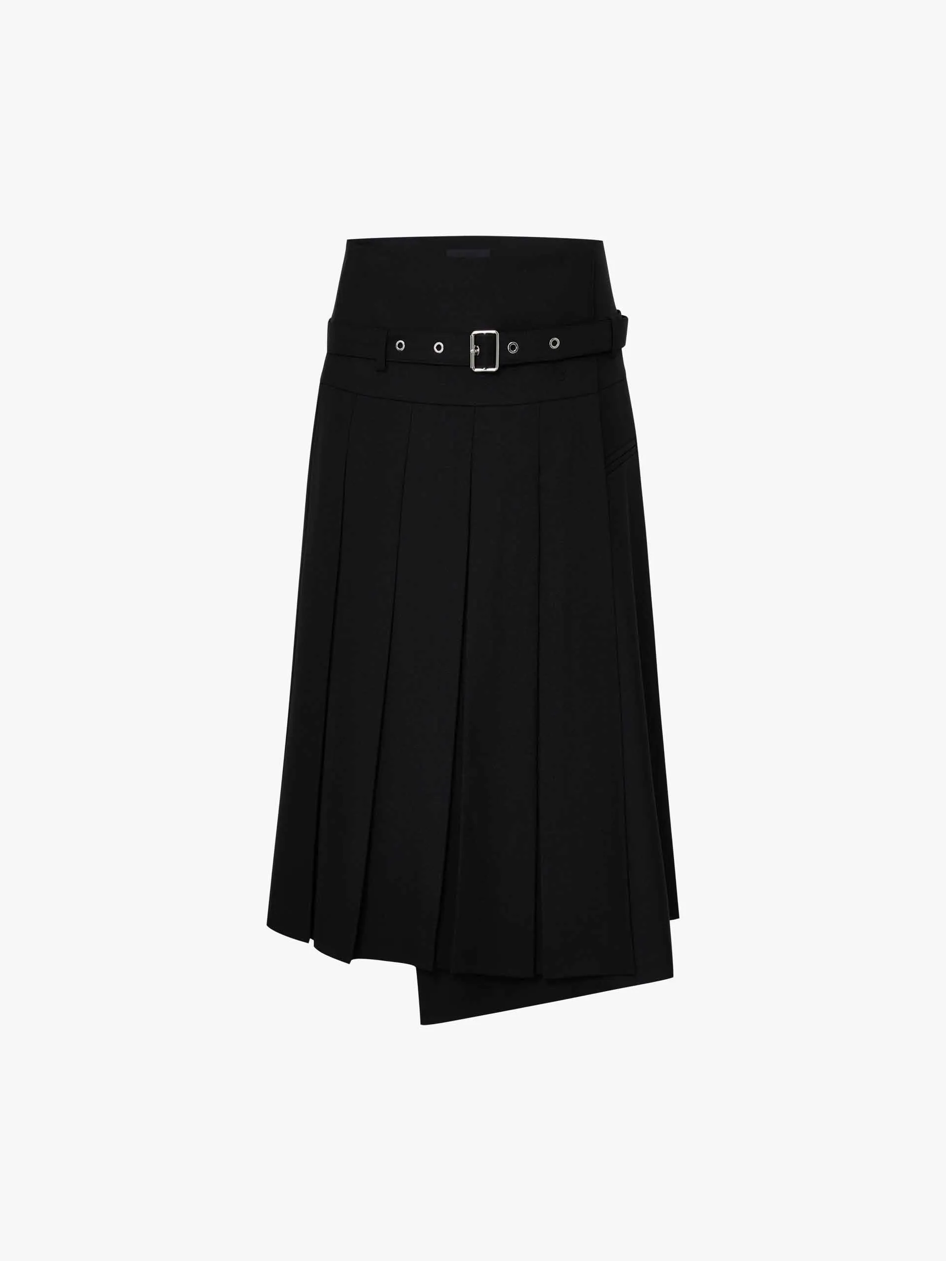 Irregular Hem Pleated Skirt sold by Mo&Co product image thumbnail 5