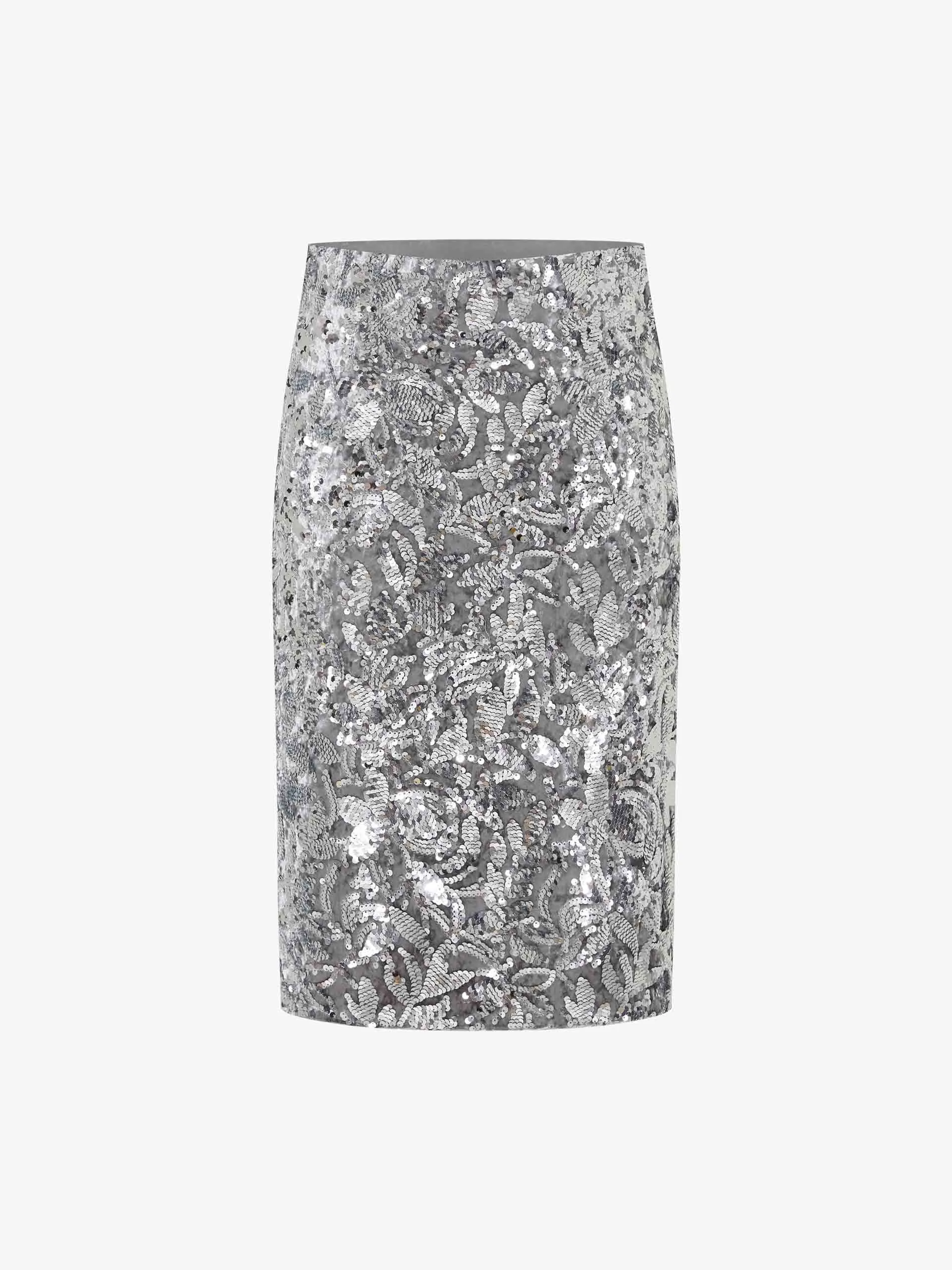 Straight Sequins Skirt sold by Mo&Co product image thumbnail 5