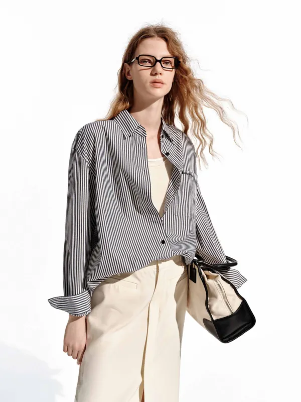 Chest Pocket Cotton Shirt sold by Mo&Co