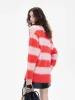 Loose Striped Knit Sweater sold by Mo&Co