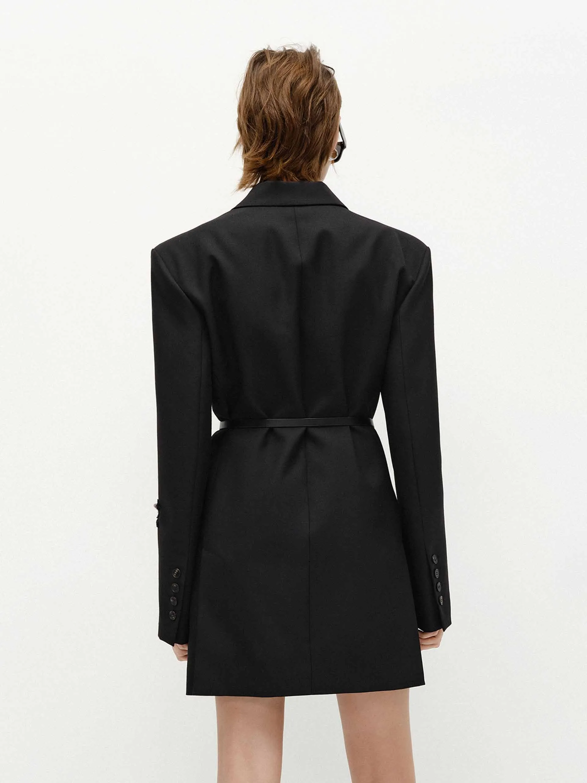 Sequin Detail Blazer Dress sold by Mo&Co product image thumbnail 3