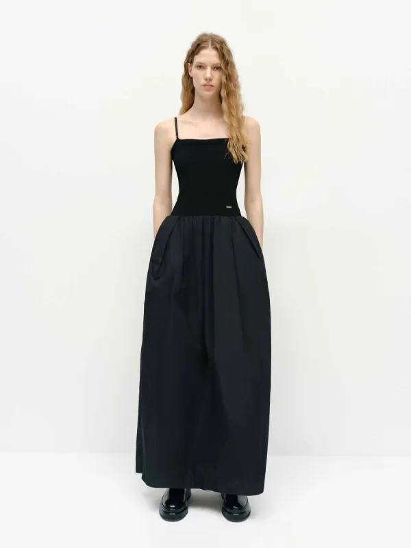 Cocoon Shape Paneled Dress sold by Mo&Co