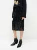Sequin Finish Straight Skirt sold by Mo&Co