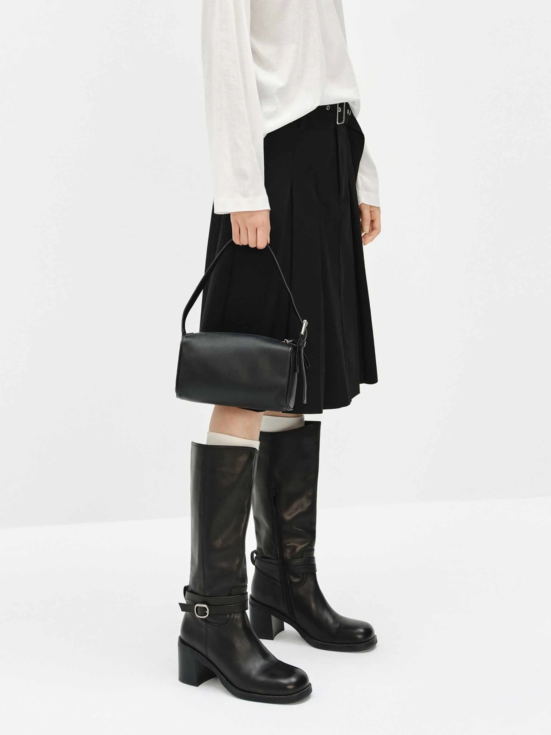 Midi Length Pleated Skirt sold by Mo&Co product image thumbnail 5