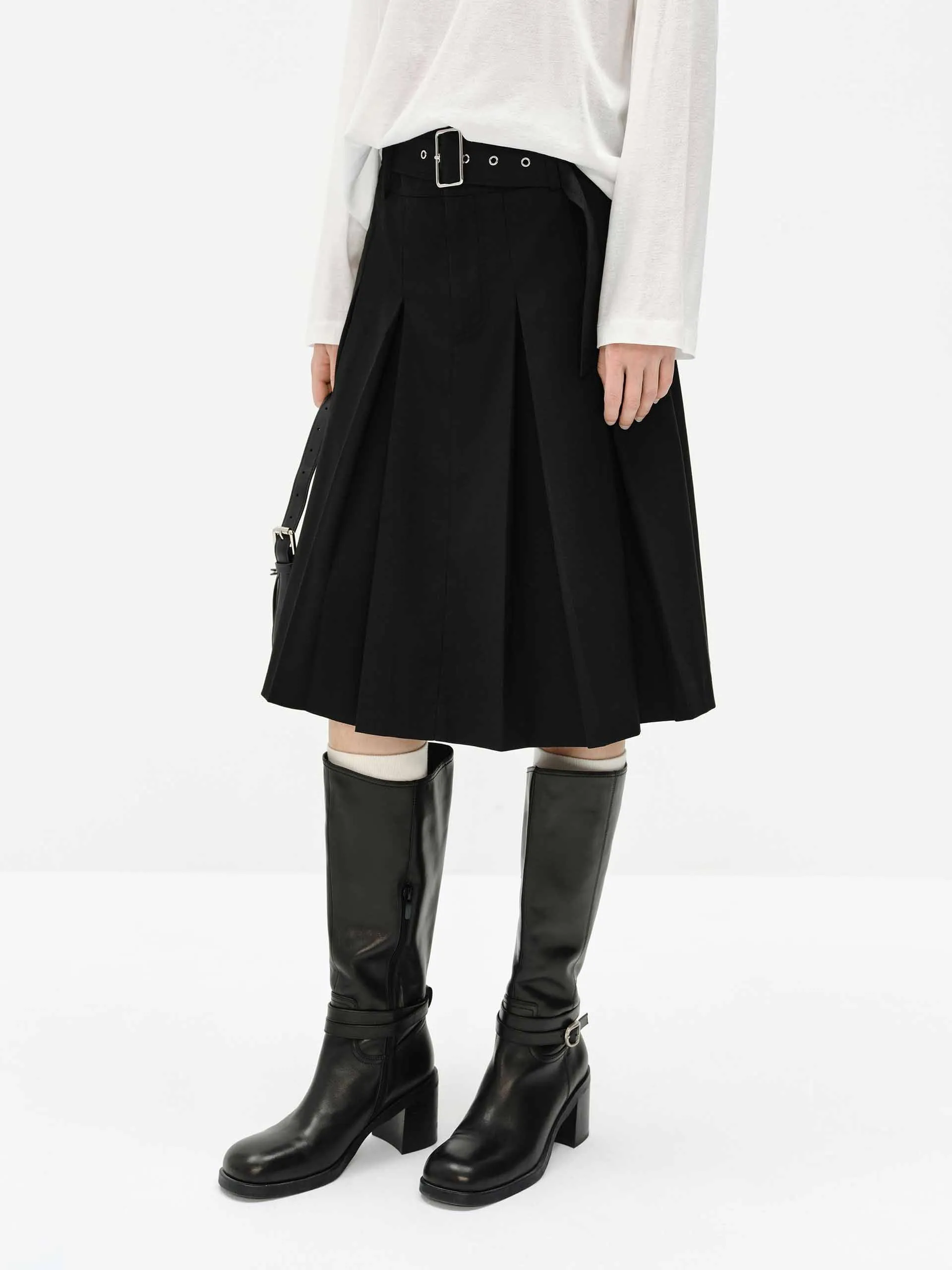 Midi Length Pleated Skirt sold by Mo&Co product image thumbnail 4