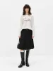 Midi Length Pleated Skirt sold by Mo&Co