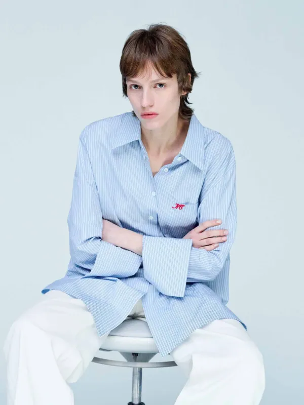 Deconstructed Striped Shirt sold by Mo&Co