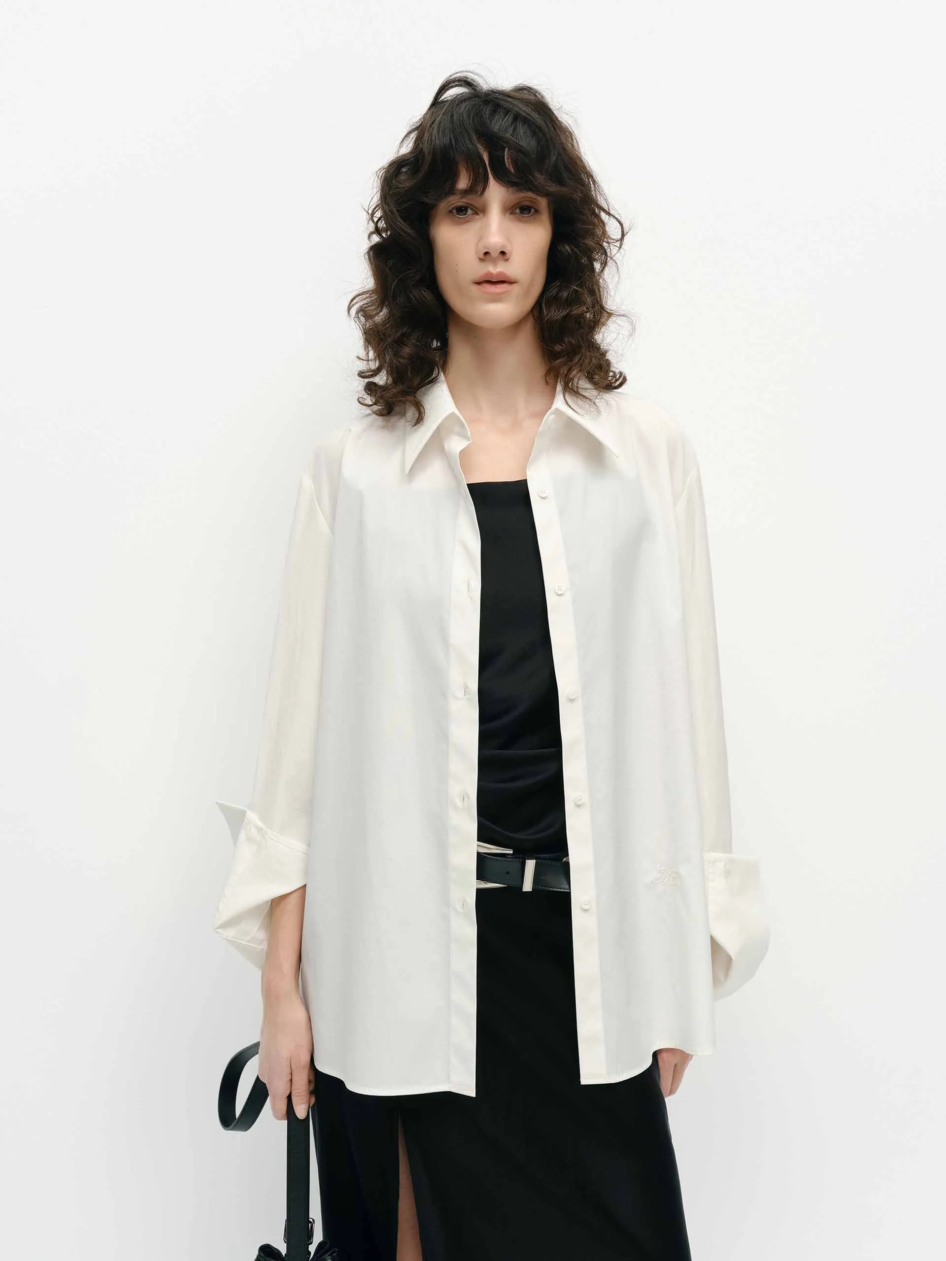 Classic Cotton Loose Shirt sold by Mo&Co