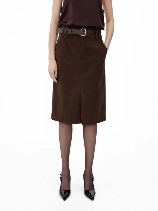 Midi Length Straight Skirt sold by Mo&Co
