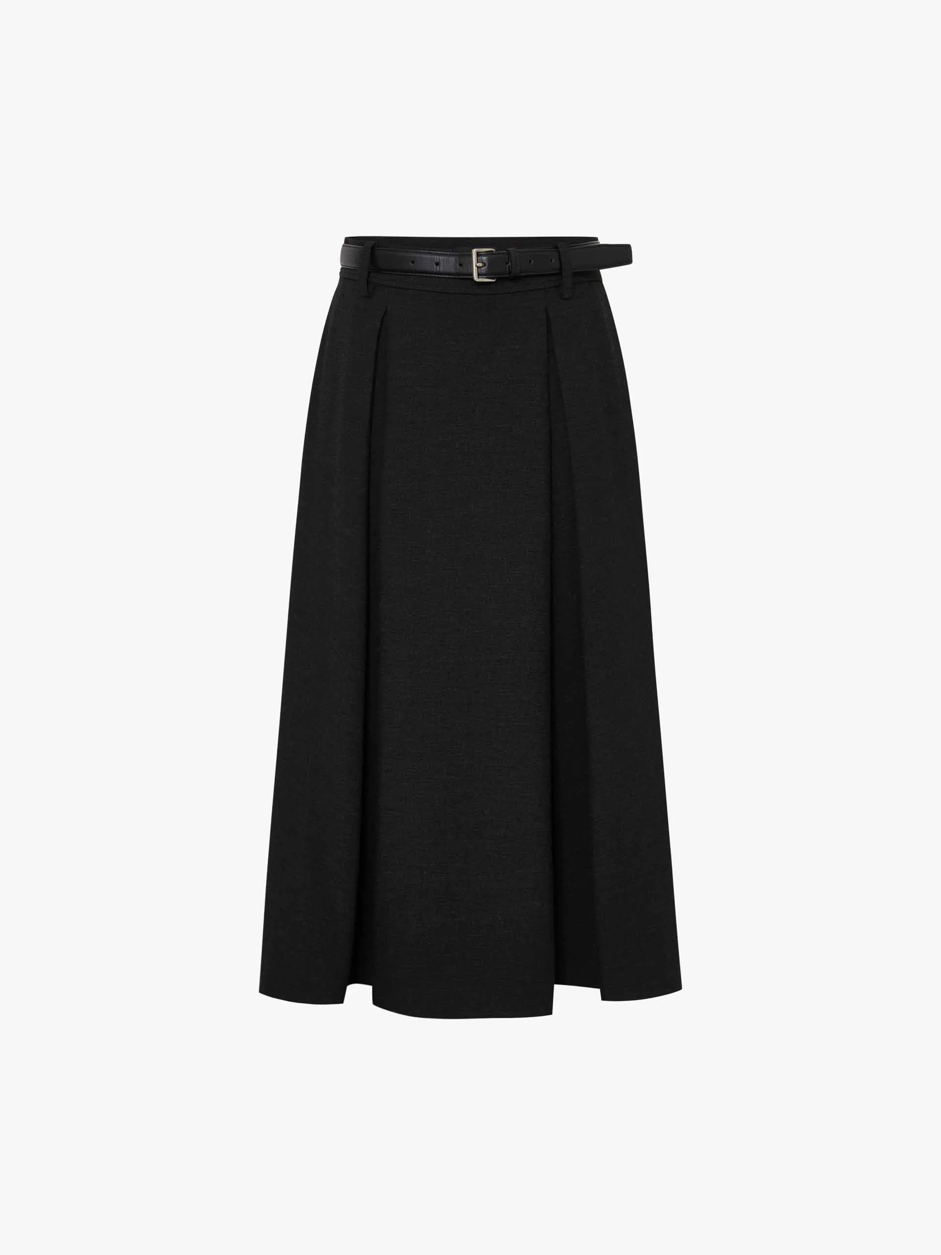 A-line Cut Pleated Skirt sold by Mo&Co product image thumbnail 5