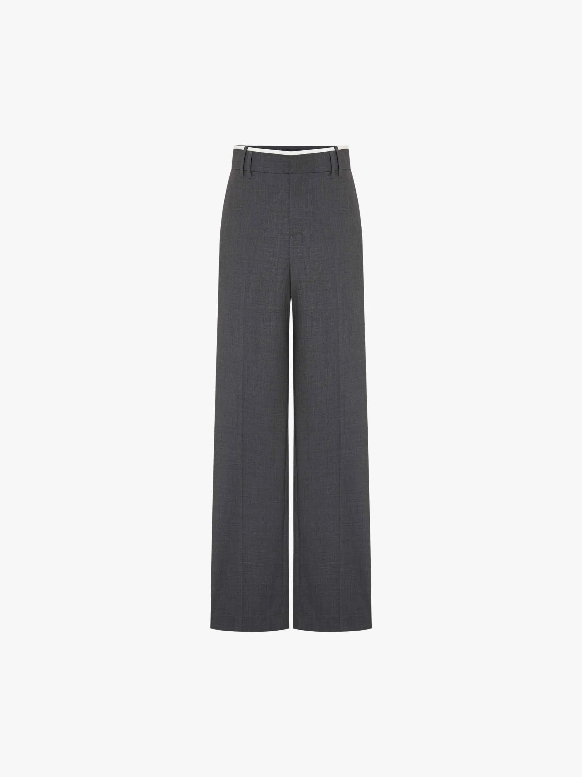 Contrast Waist Straight Pants sold by Mo&Co product image thumbnail 5