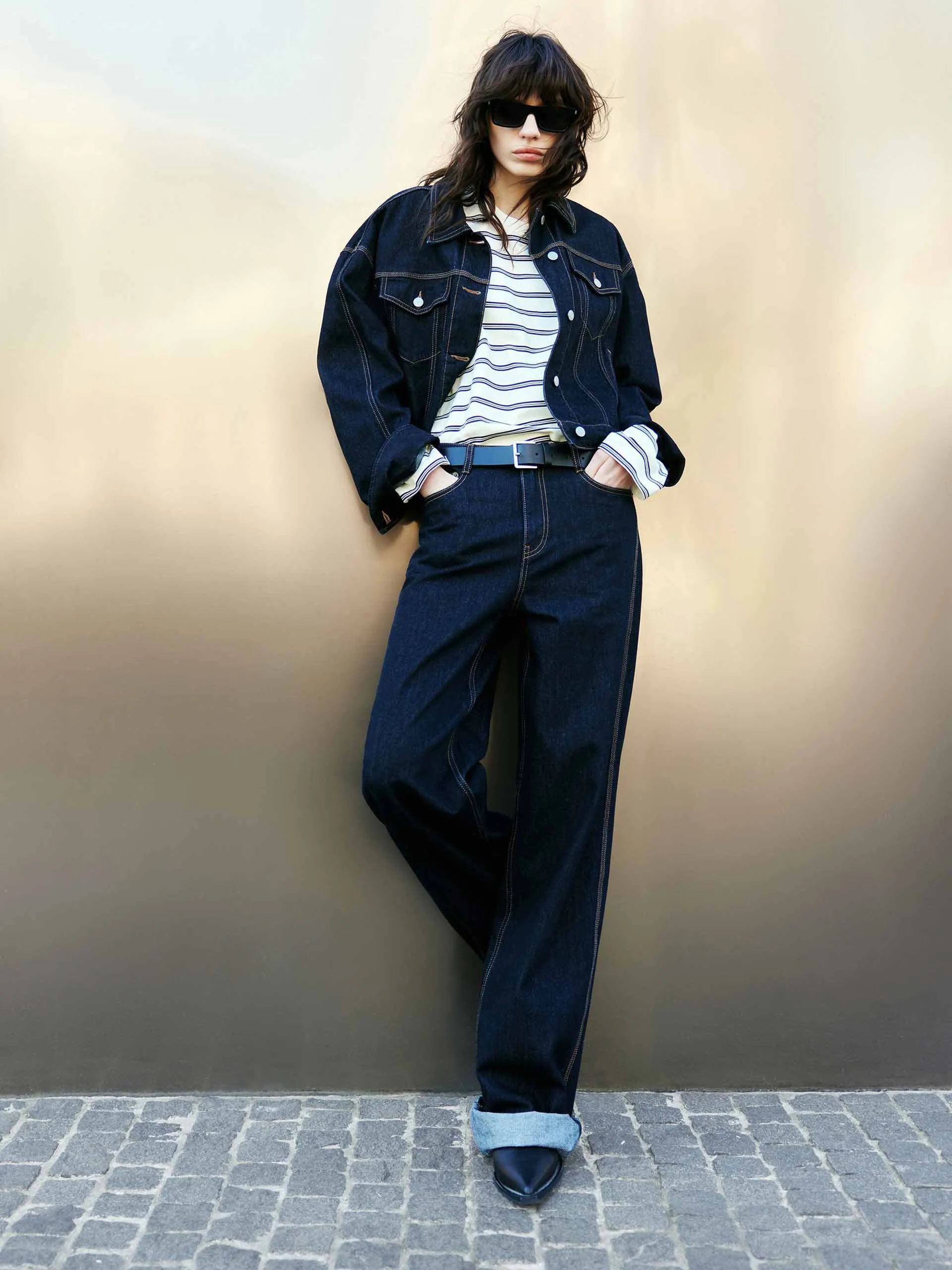 Fitted Denim Jacket sold by Mo&Co product image thumbnail 2