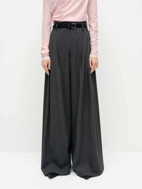 Wide Leg Belted Pants sold by Mo&Co