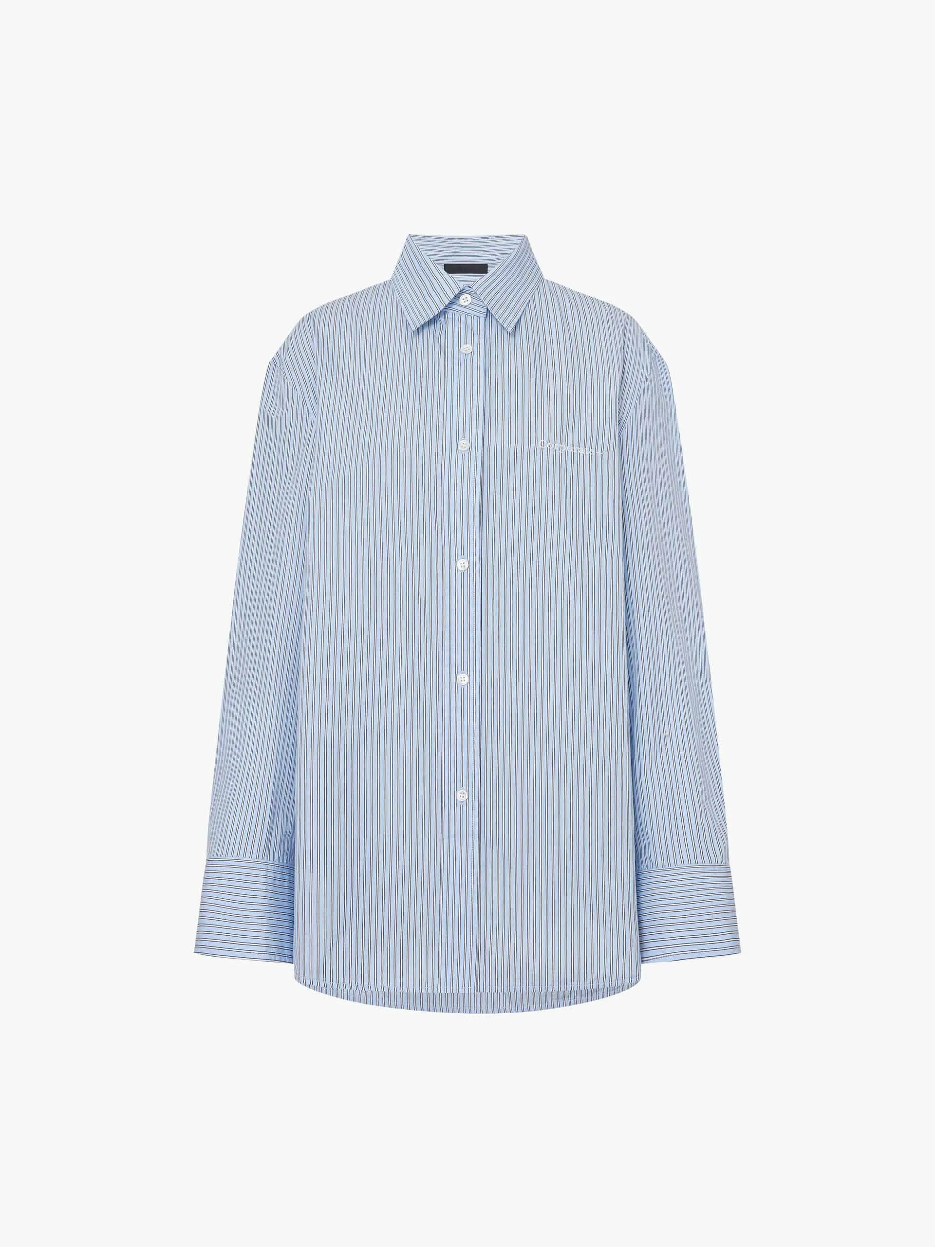 Pinstriped Cotton Shirt sold by Mo&Co product image thumbnail 5