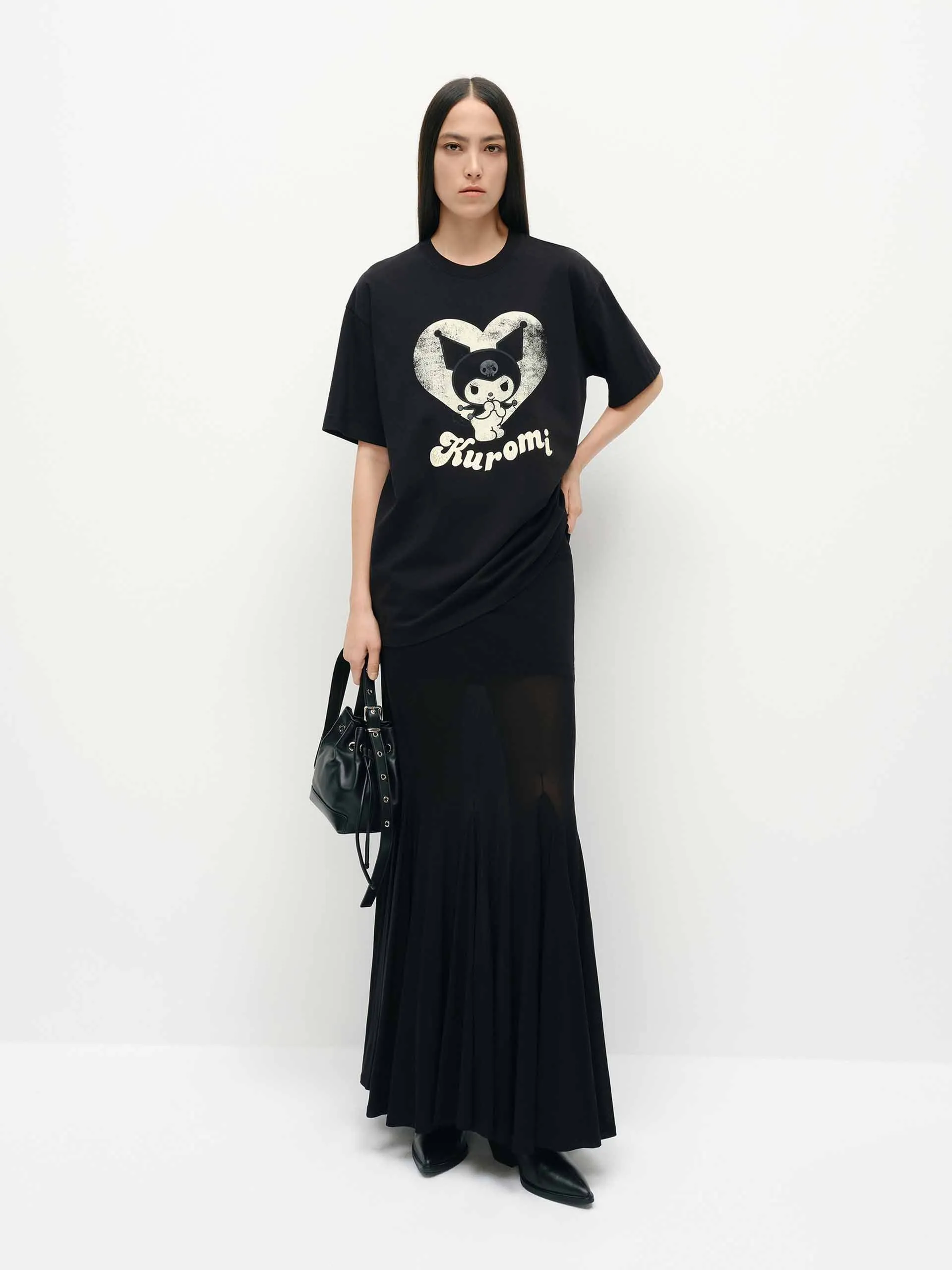 Mermaid Hem Maxi Skirt sold by Mo&Co product image thumbnail 2