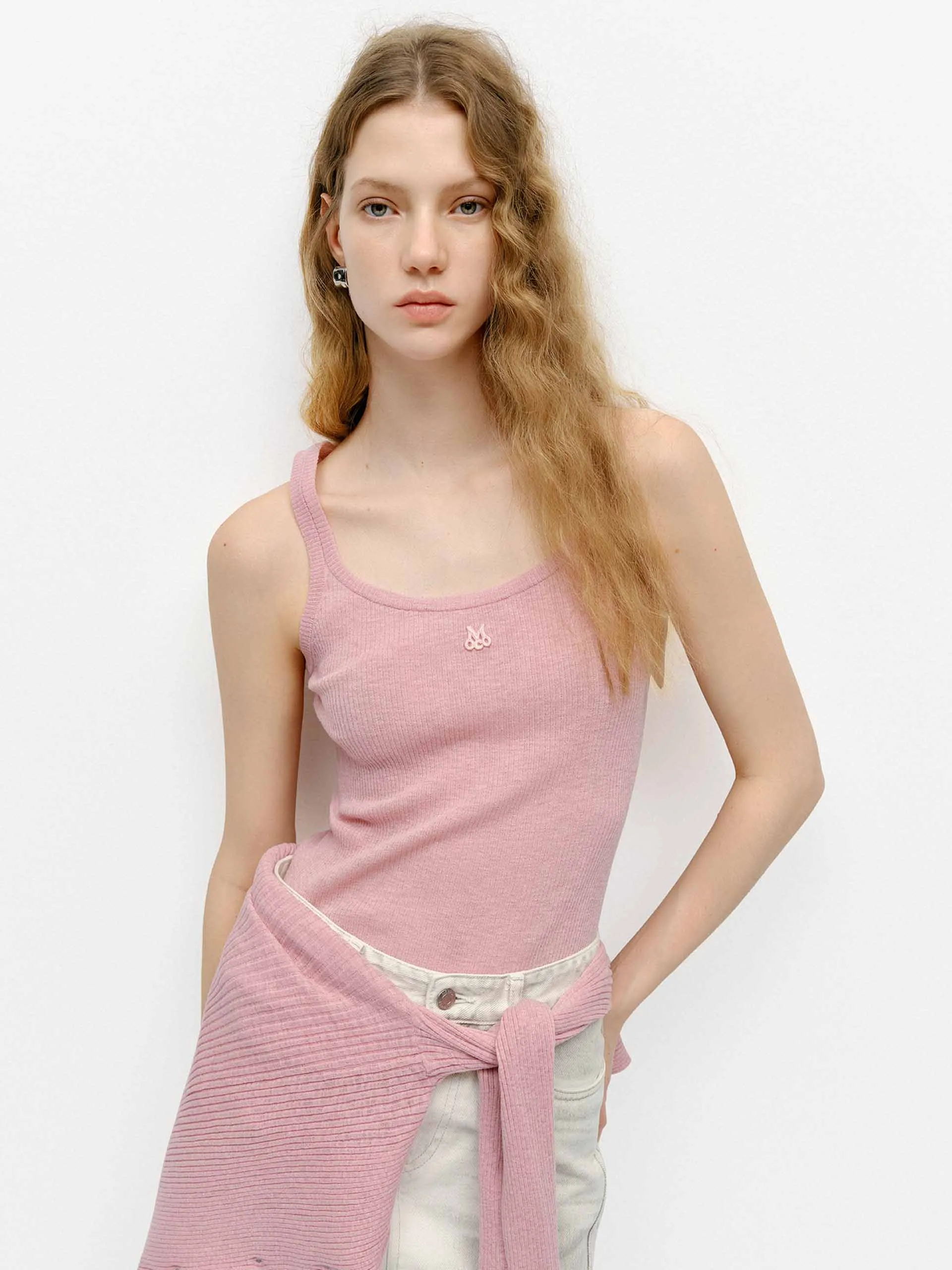 Wool Blend Knit Tank sold by Mo&Co