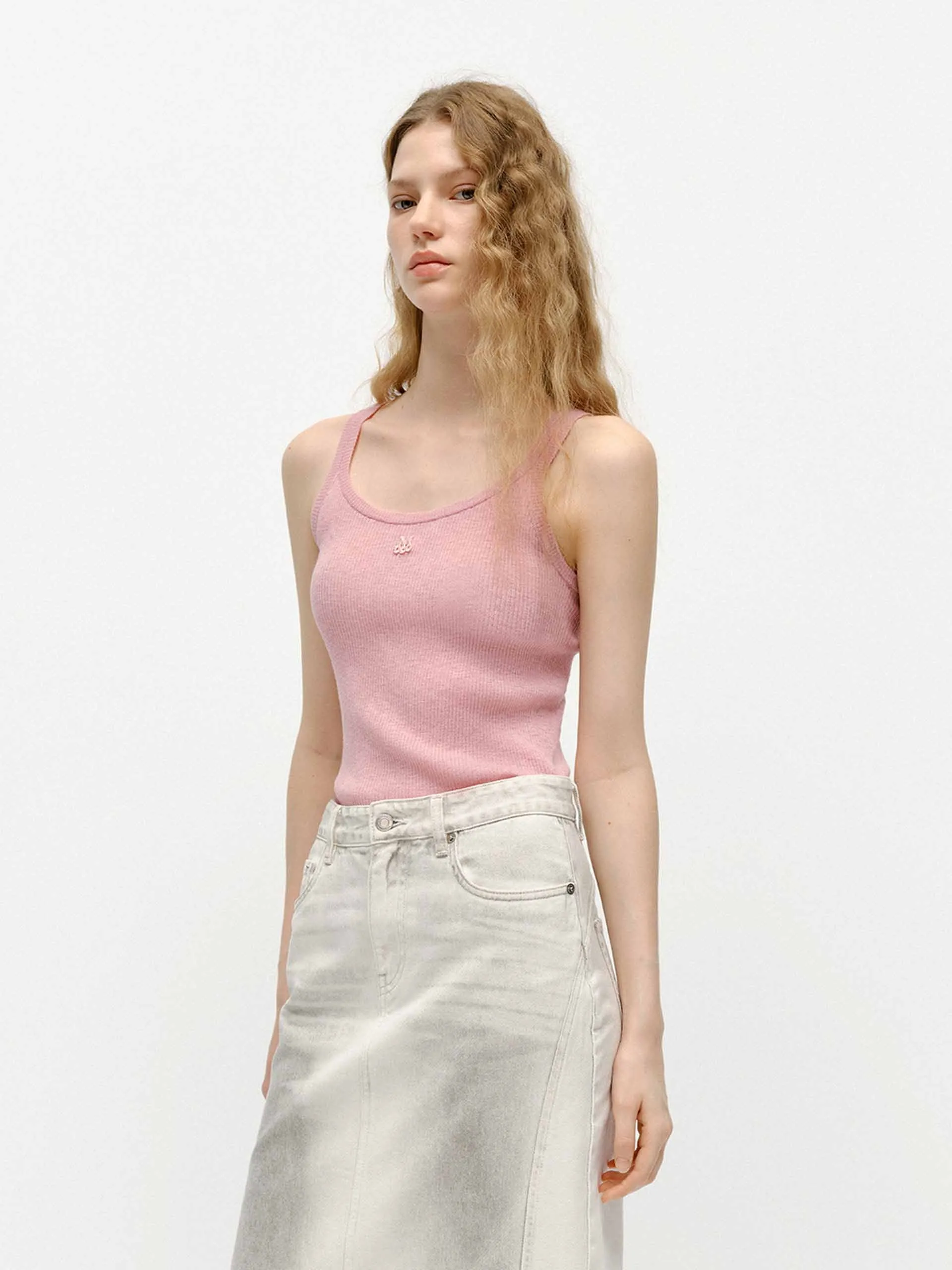 Wool Blend Knit Tank sold by Mo&Co product image thumbnail 3