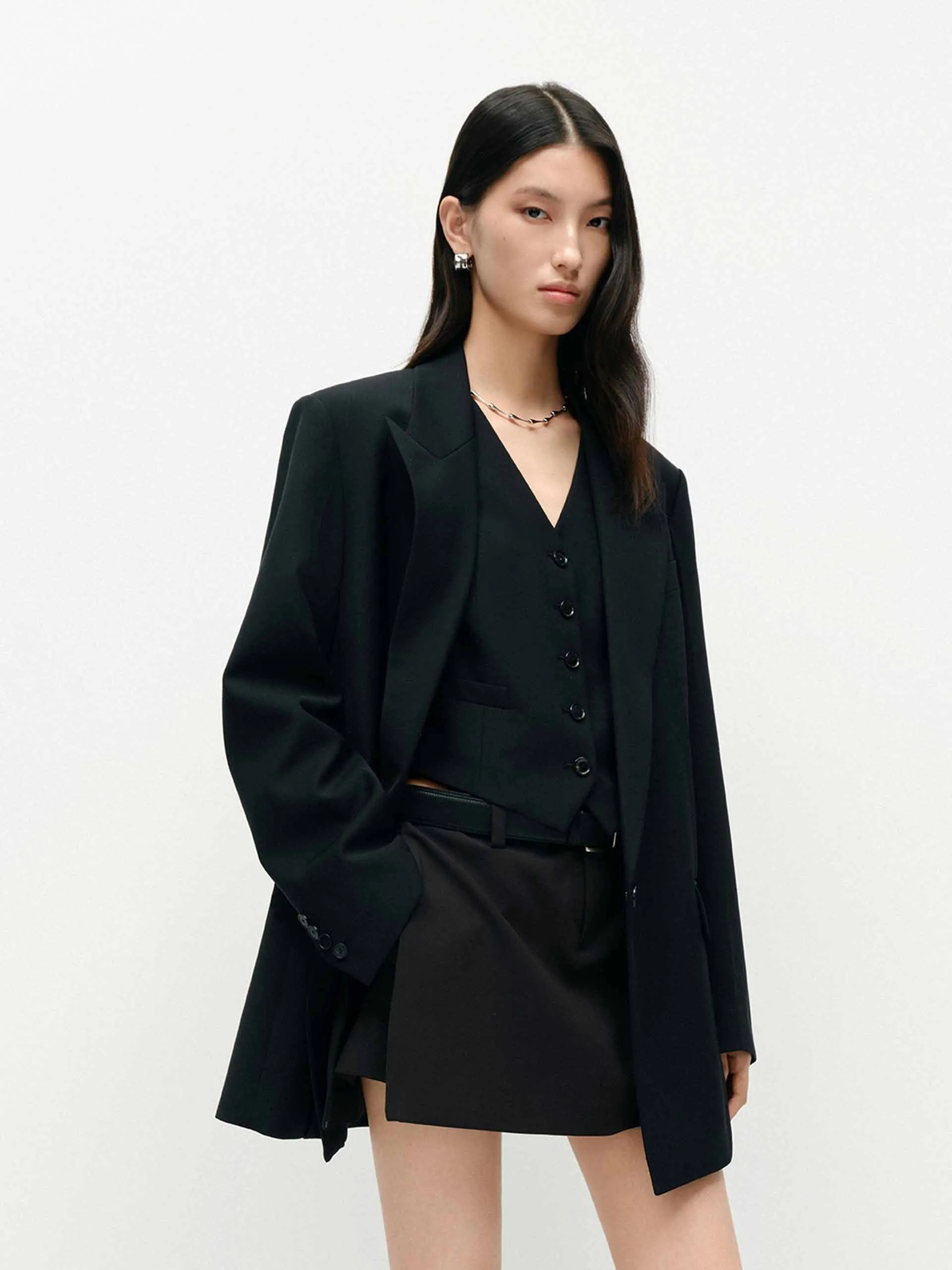 Relaxed Structured Blazer sold by Mo&Co product image thumbnail 2