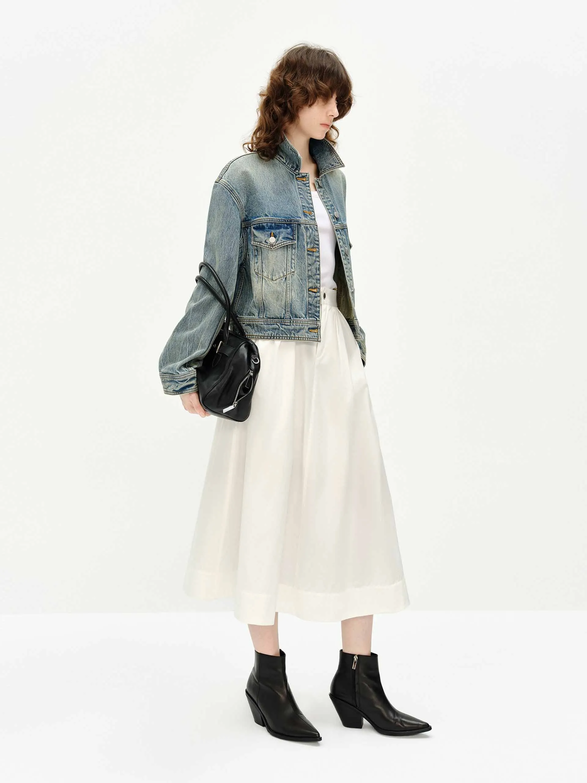 Front Pocket Denim Jacket sold by Mo&Co product image thumbnail 2