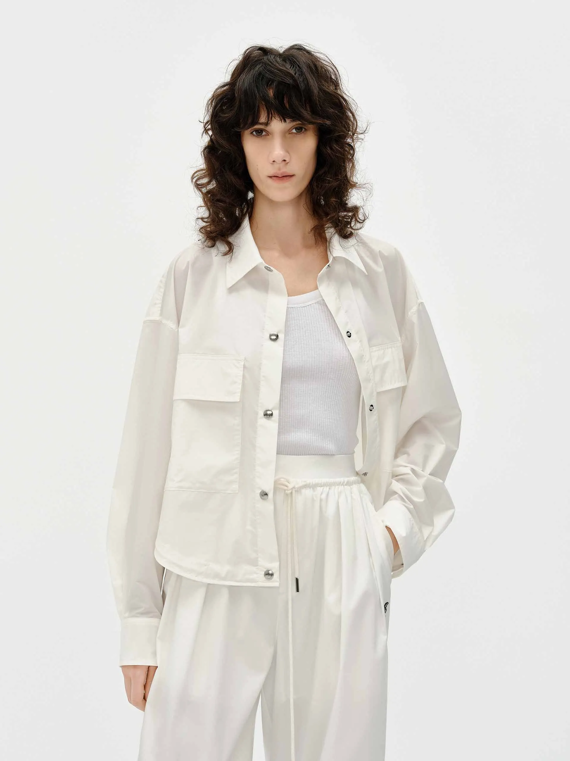 Front Pocket Short Jacket sold by Mo&Co