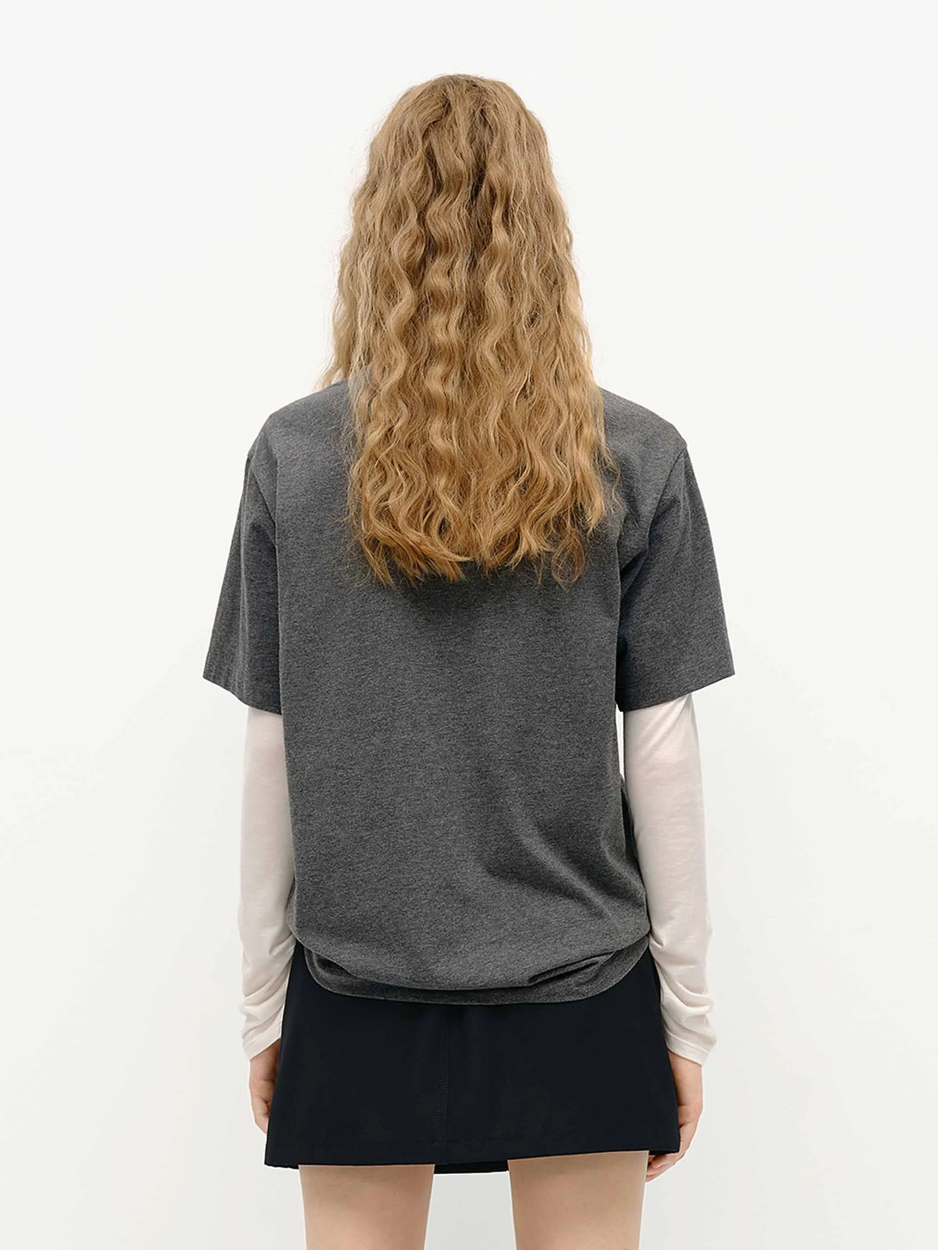 Letter Print Loose T-shirt sold by Mo&Co product image thumbnail 3