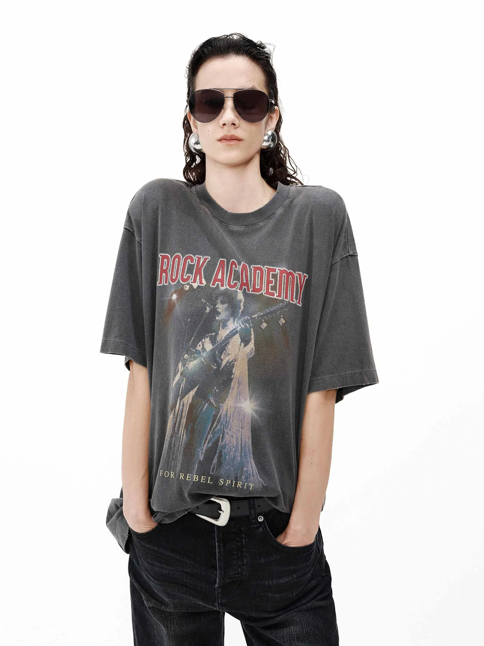 Vintage Printed Cotton T-shirt sold by Mo&Co