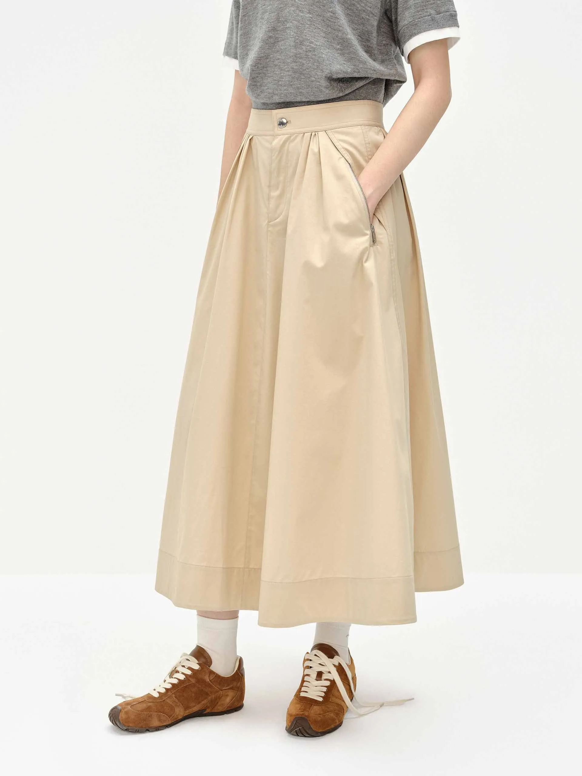 Classic A-line Midi Skirt sold by Mo&Co product image thumbnail 3