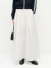 Drawstring A-line Maxi Skirt sold by Mo&Co