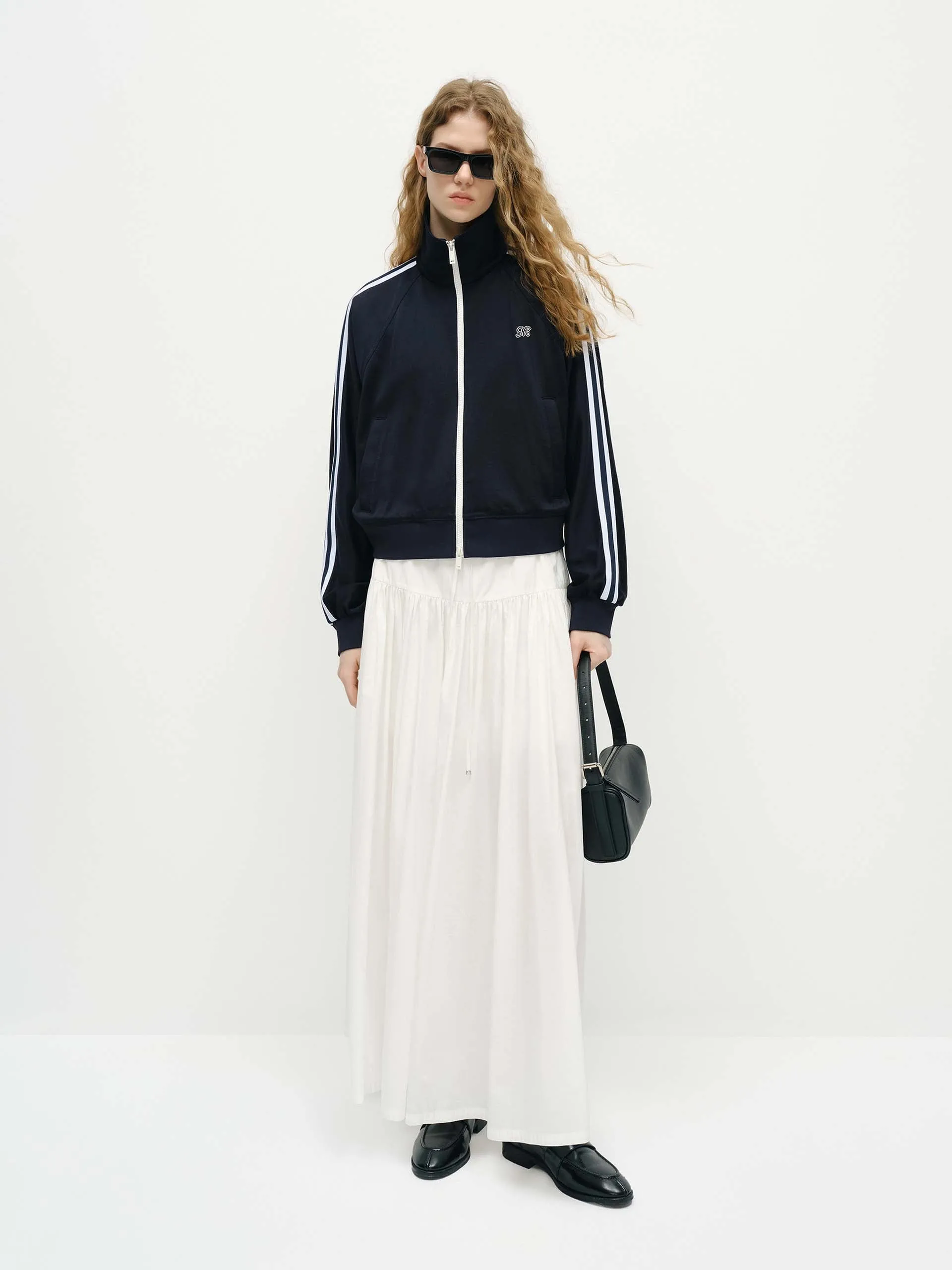 Drawstring A-line Maxi Skirt sold by Mo&Co product image thumbnail 2