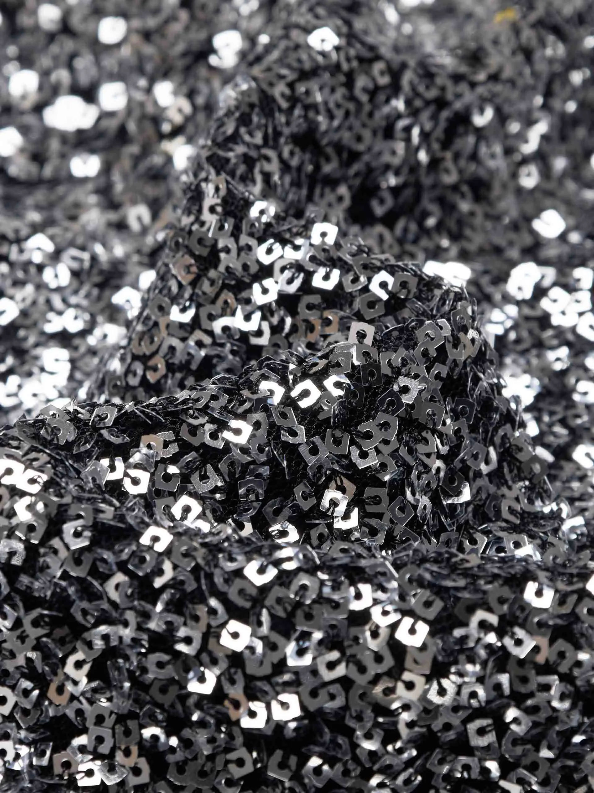 Straight Sequin Midi Skirt sold by Mo&Co product image thumbnail 4