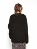V-neck Fuzzy Knit Cardigan sold by Mo&Co