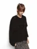 V-neck Fuzzy Knit Cardigan sold by Mo&Co