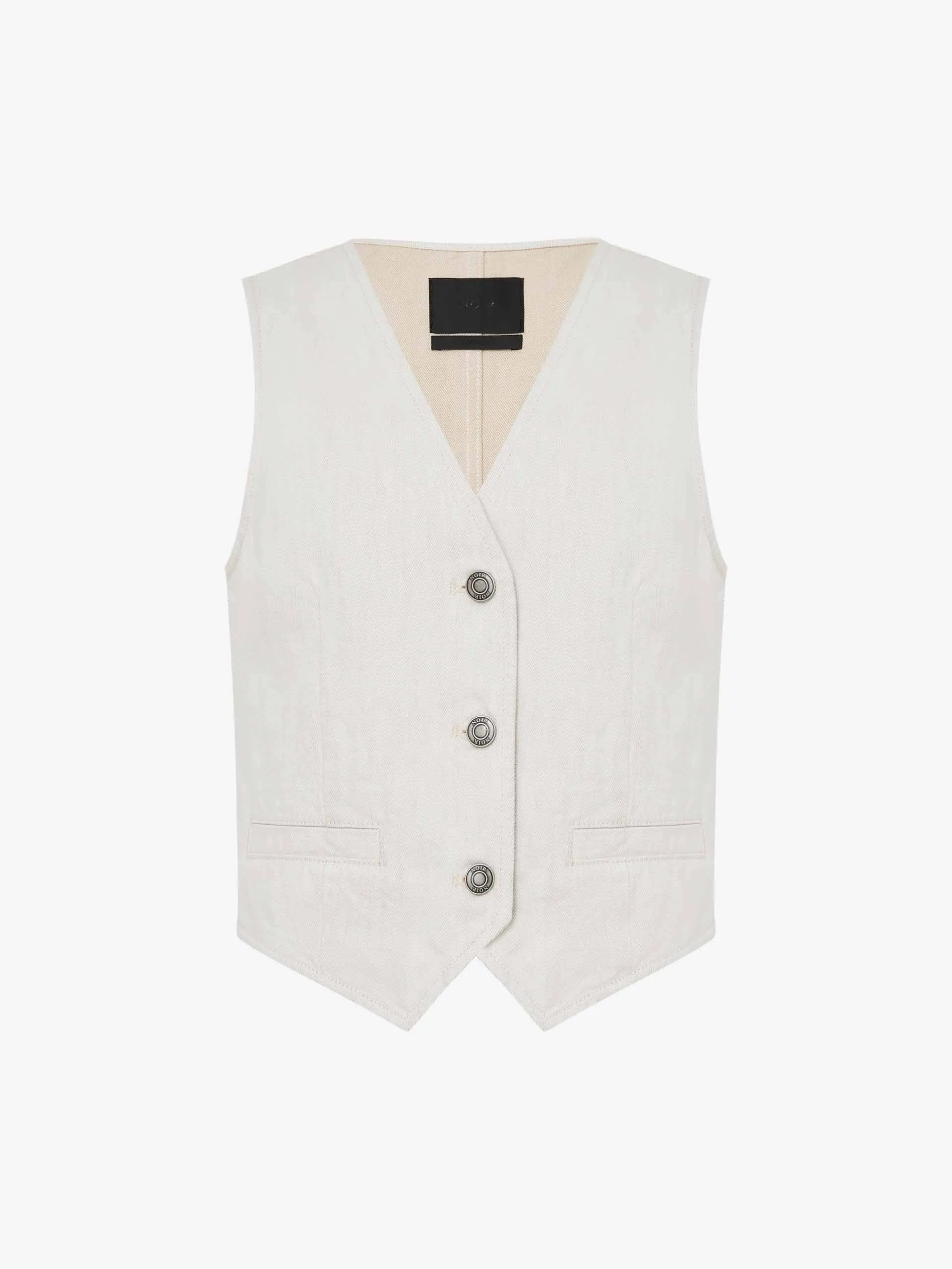 Cotton Short Waistcoat sold by Mo&Co product image thumbnail 5