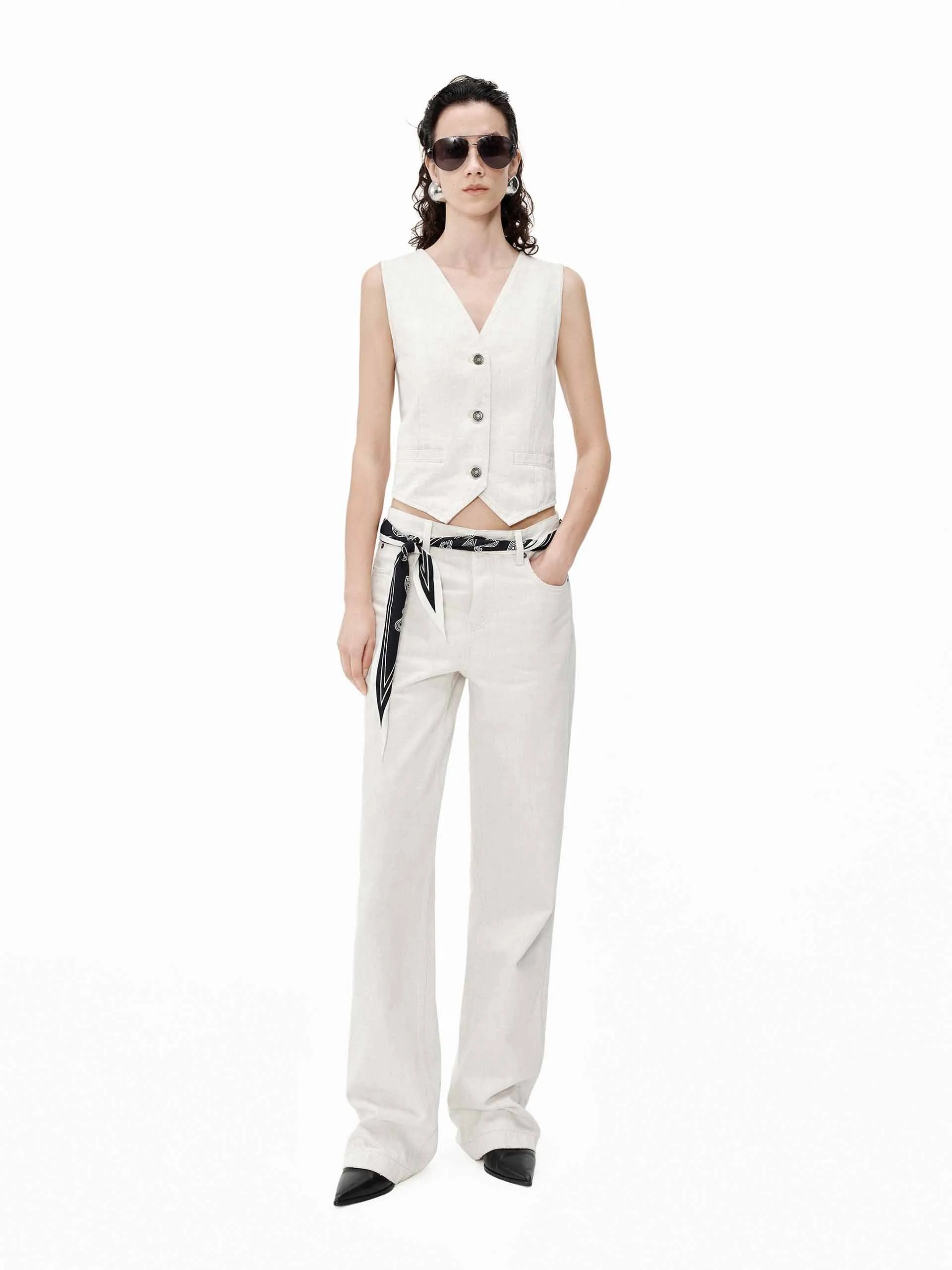 Cotton Short Waistcoat sold by Mo&Co product image thumbnail 2