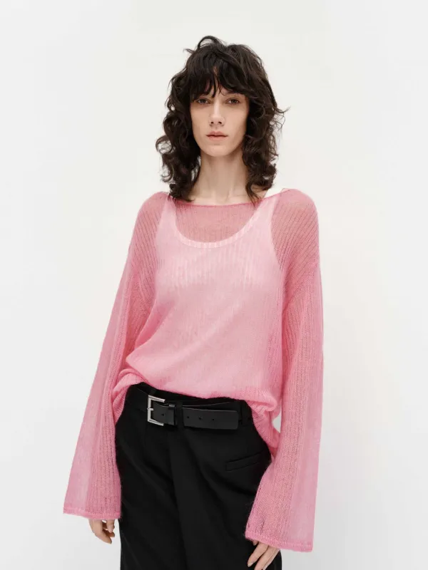 Include Tank Sheer Sweater sold by Mo&Co