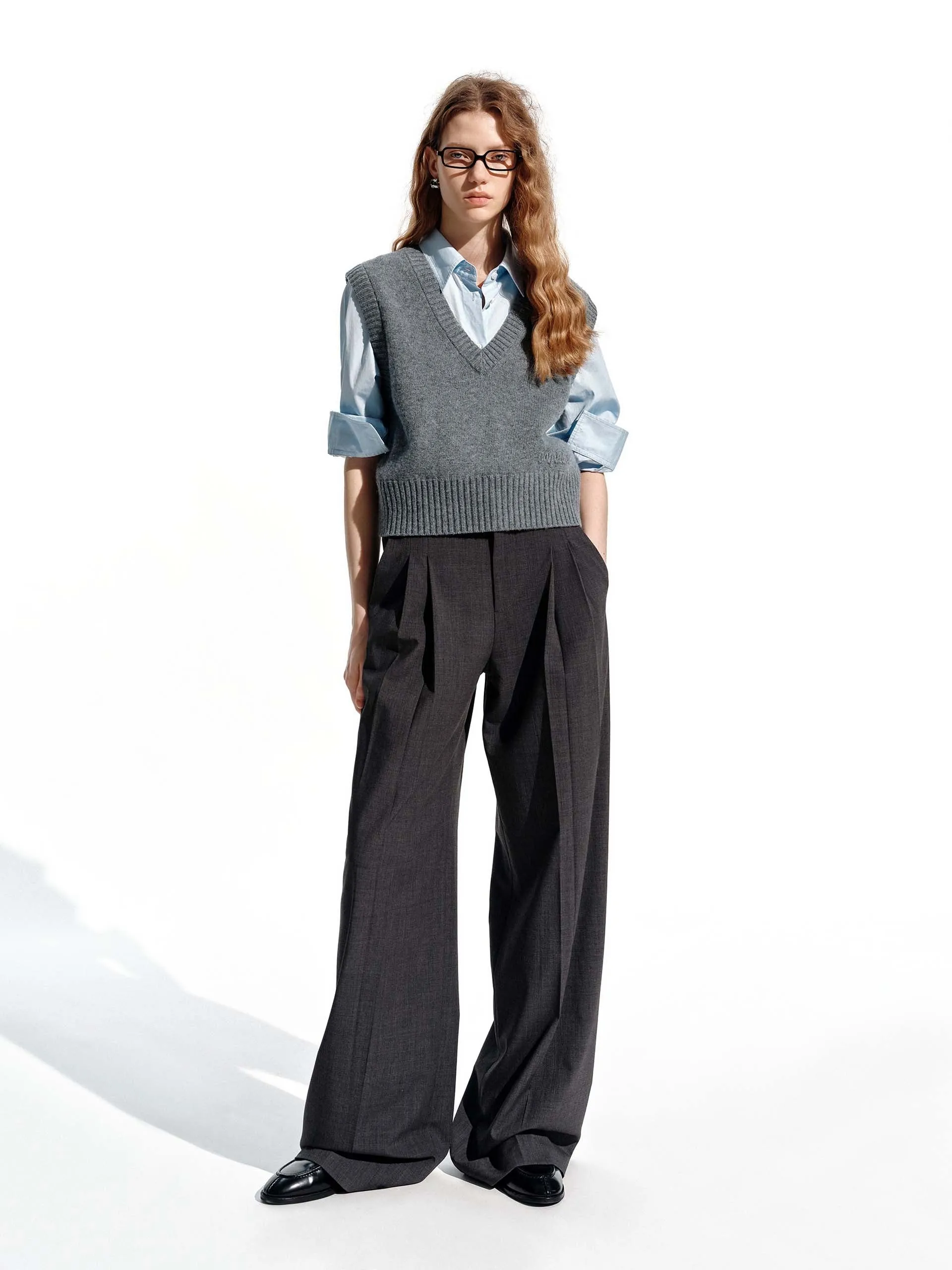 Relaxed Wide Leg Trousers sold by Mo&Co product image thumbnail 2