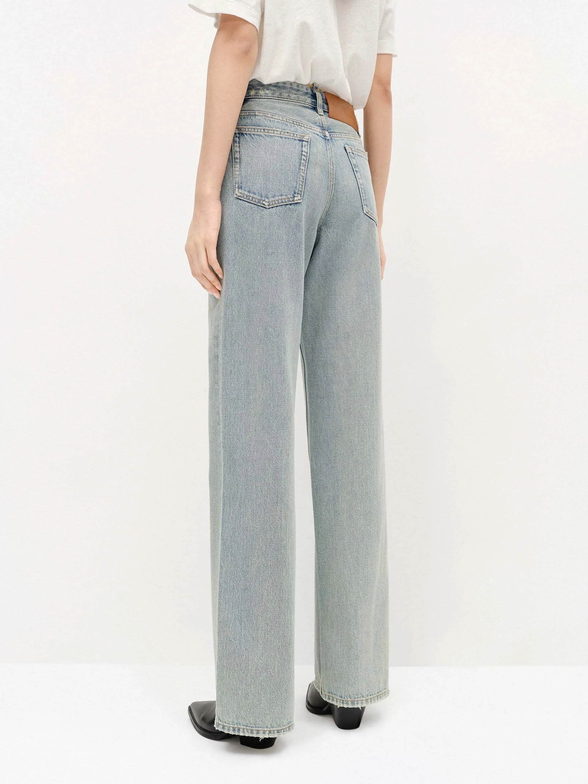 Straight Cut Cotton Jeans sold by Mo&Co product image thumbnail 3