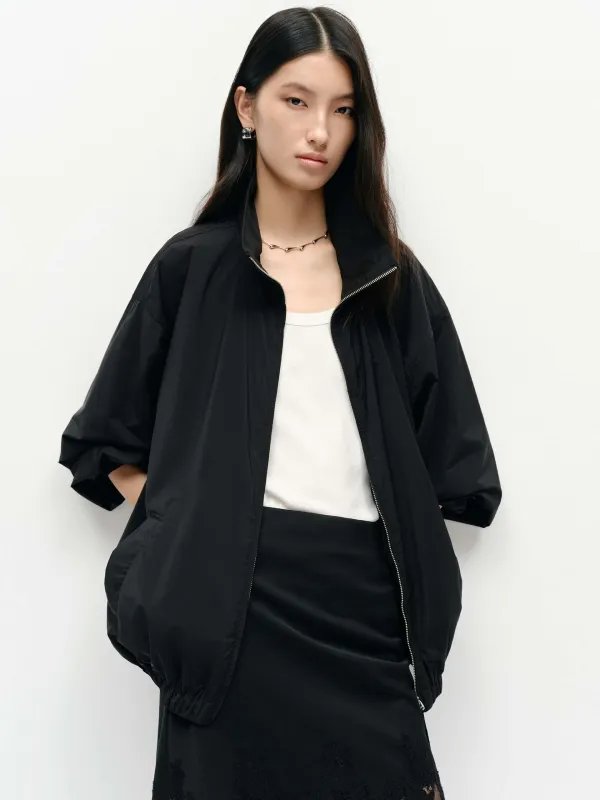 Back Letter Loose Jacket sold by Mo&Co