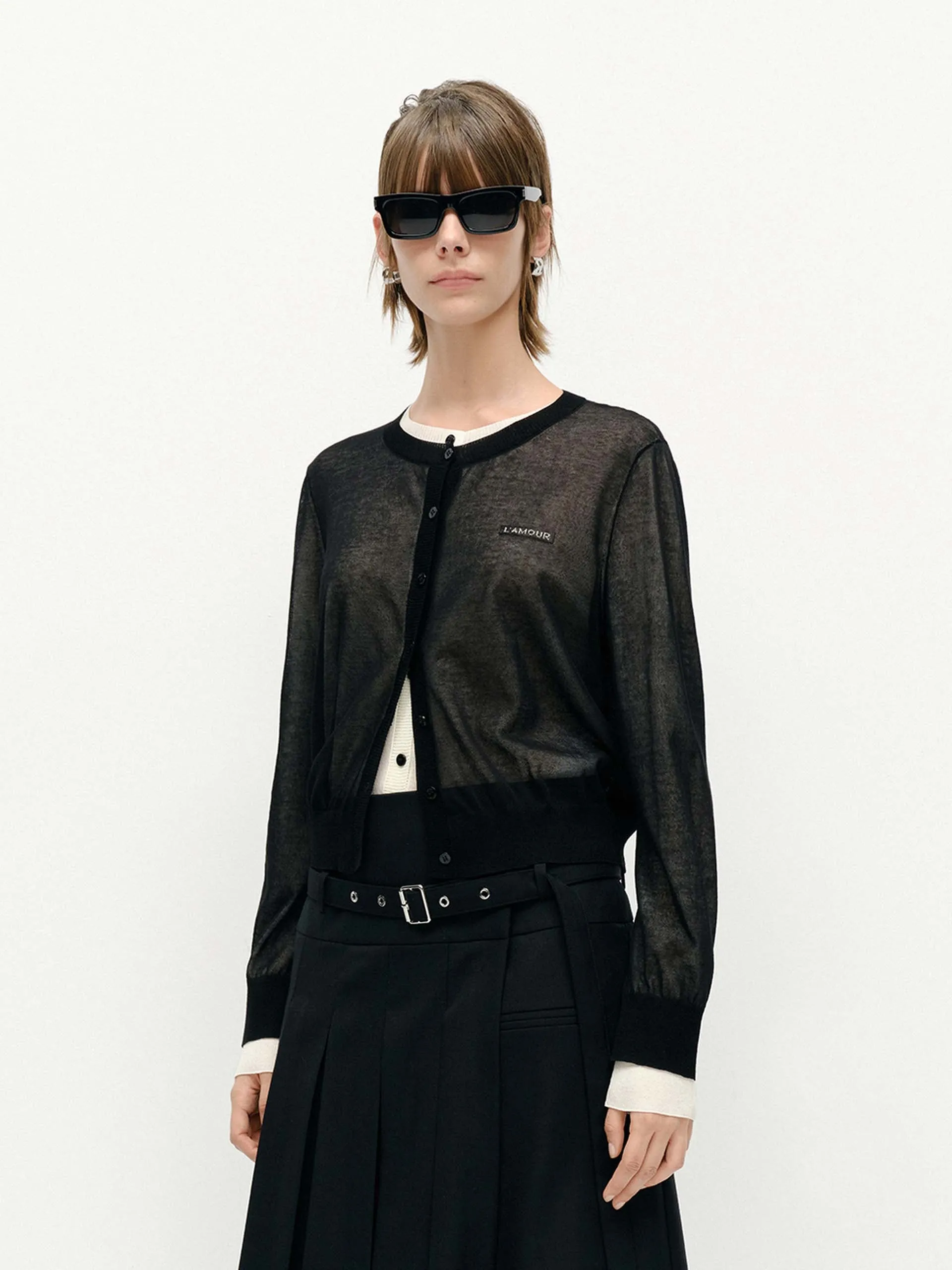 Round Neck Cardigan Set sold by Mo&Co product image thumbnail 5