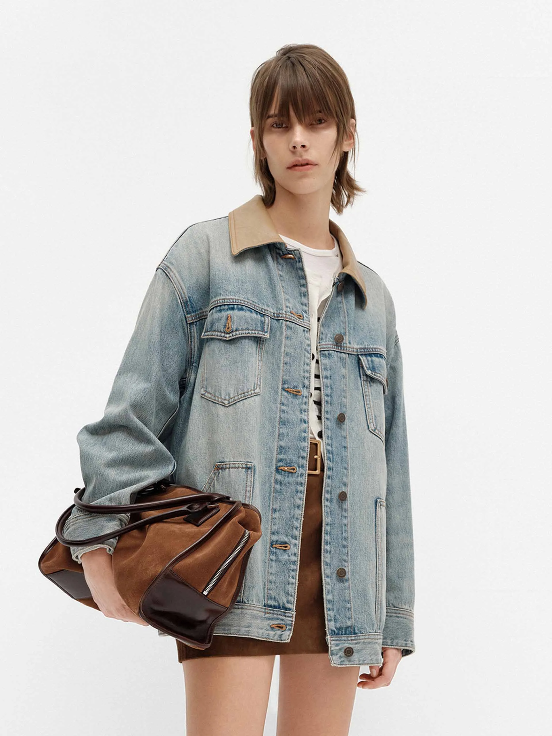 Relaxed Cotton Jacket sold by Mo&Co product image thumbnail 5